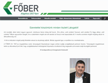Tablet Screenshot of fober.hu